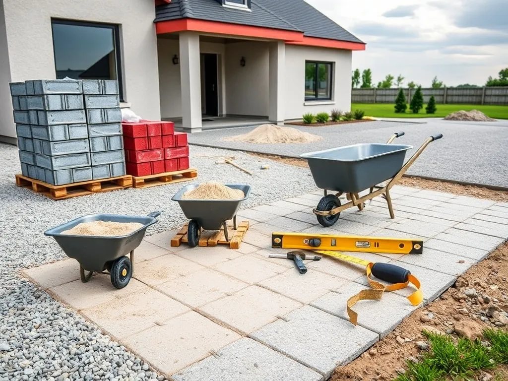 Ile kosztuje ułożenie kostki brukowej z materiałem?