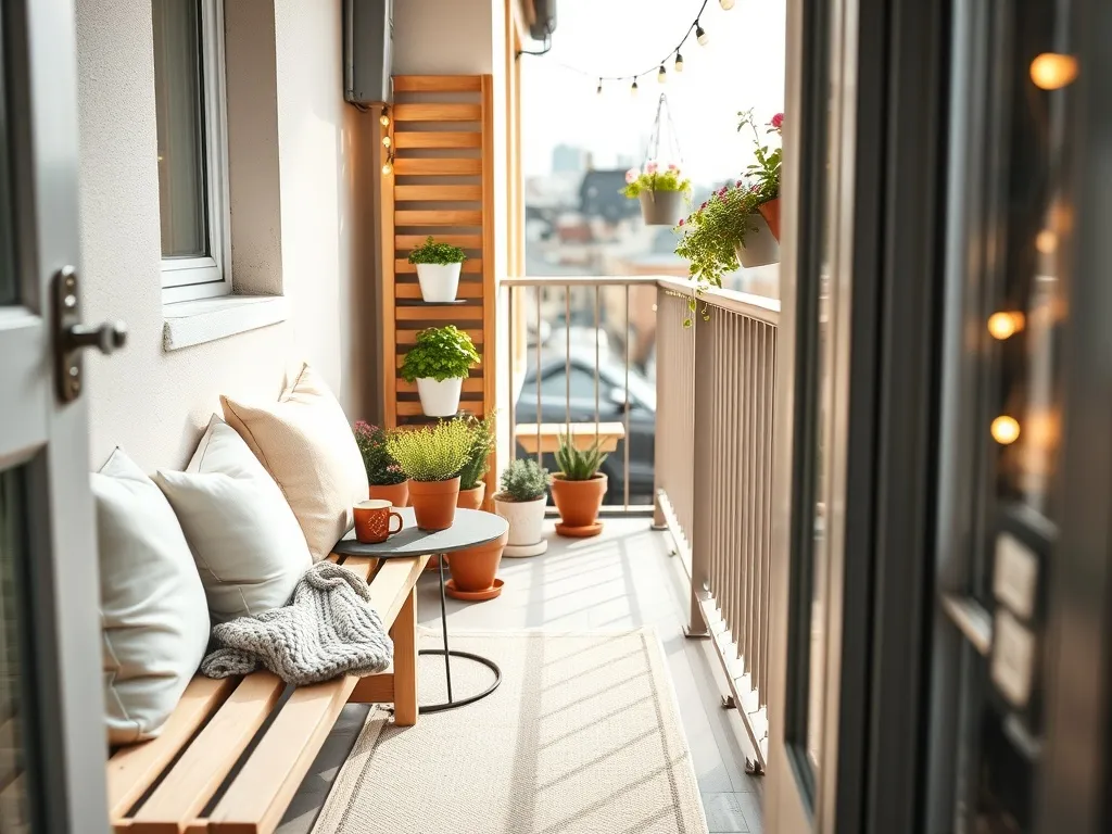 Jak urządzić mały wąski balkon? Praktyczne porady i inspiracje