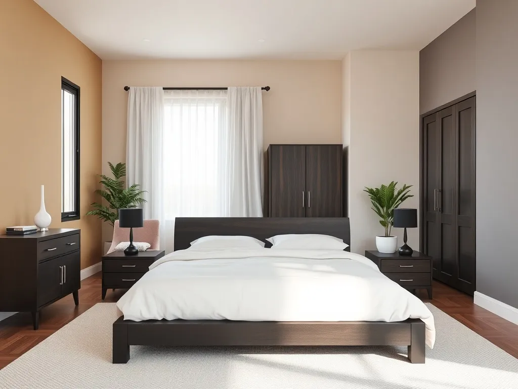 Ciemne meble w sypialni: jaki kolor ścian wybrać?