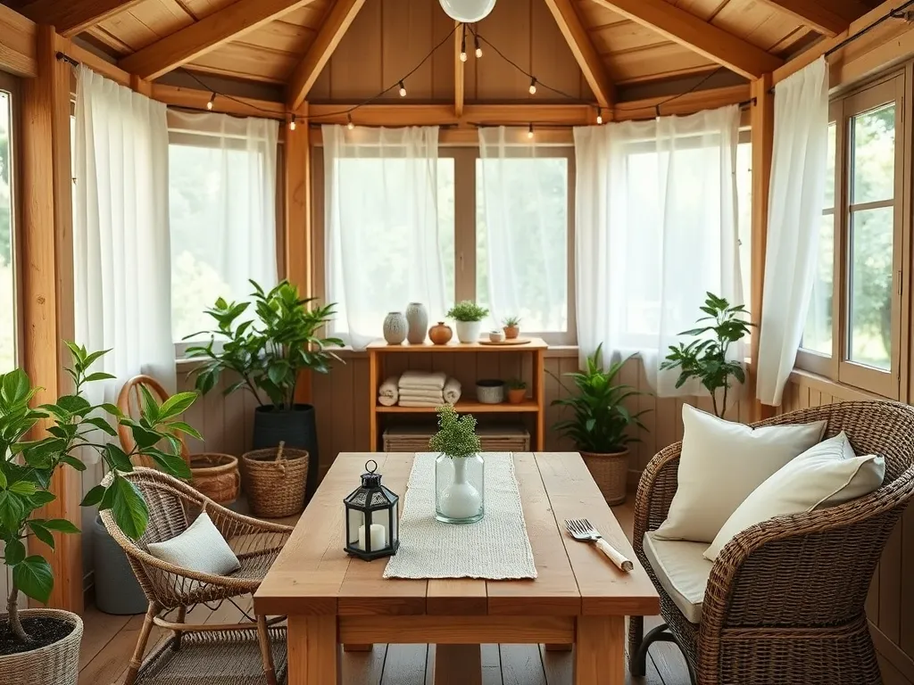 Jak urządzić altanę w środku? Praktyczne porady i inspiracje