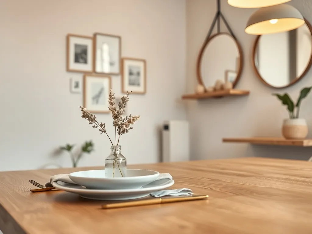 Jak zaaranżować ścianę w jadalni?